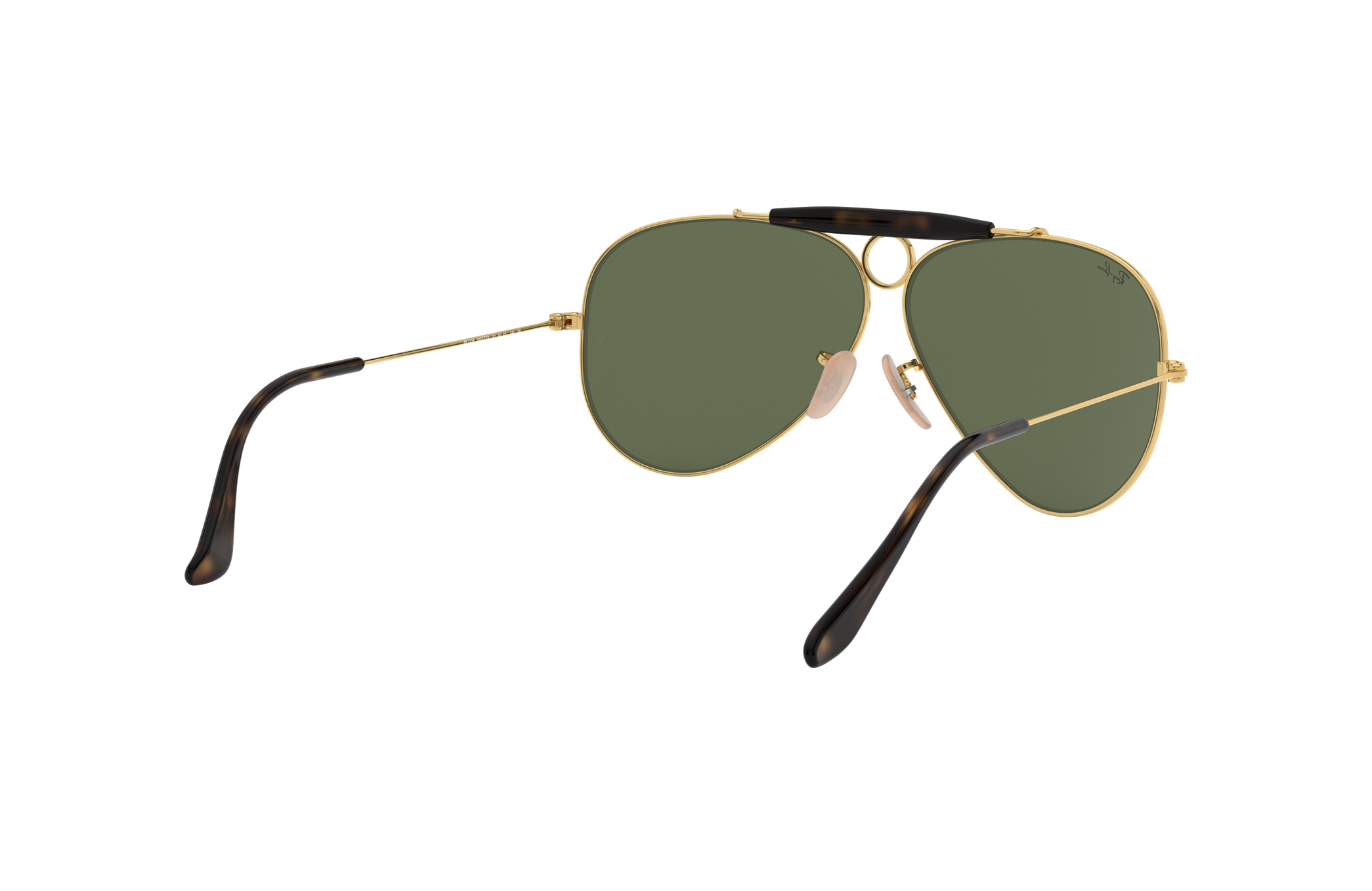 Occhiali da Sole Shooter Havana Collection in Oro e Verde | Ray-Ban®