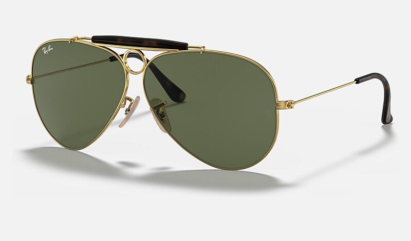 SHOOTER COLLECTION Sunglasses Gold and Green - RB3138 | Ray-Ban® US