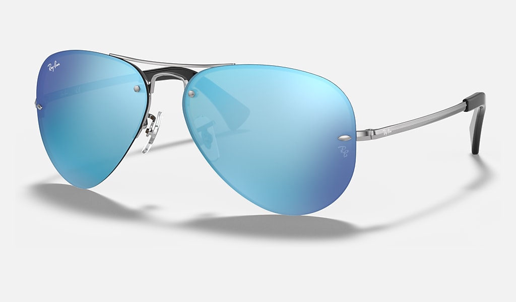 Rb3449 Sunglasses in Gunmetal and Blue | Ray-Ban®