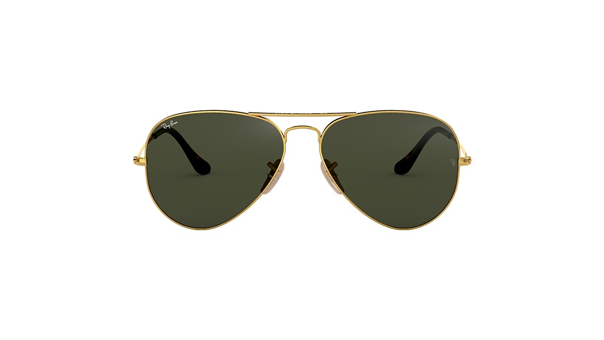 AVIATOR COLLECTION in Gold and Green - RB3025 | US