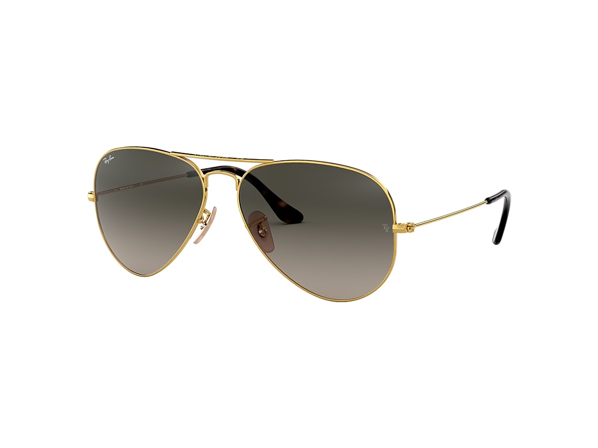 AVIATOR HAVANA COLLECTION Sunglasses in Gold and Grey - | US