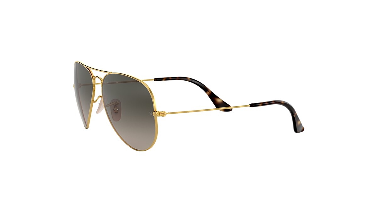 Mauve Medisch Brutaal Aviator Havana Collection Sunglasses in Gold and Grey - RB3025 | Ray-Ban® US
