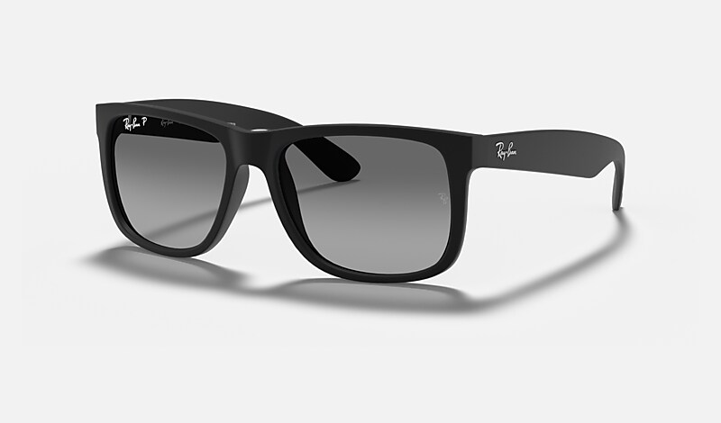 JUSTIN CLASSIC Sunglasses in Black and Light Grey - RB4165 | Ray