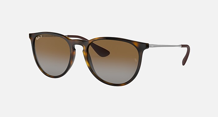 ALEX Sunglasses in Rubber Black and Grey Gradient (59-15) - RB4201