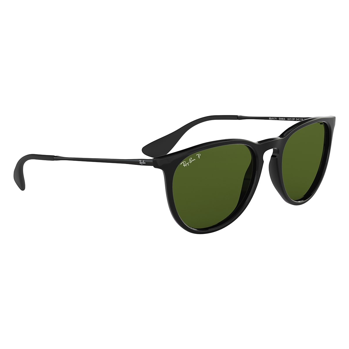 ERIKA CLASSIC Sunglasses in Black and G-15 Green - RB4171