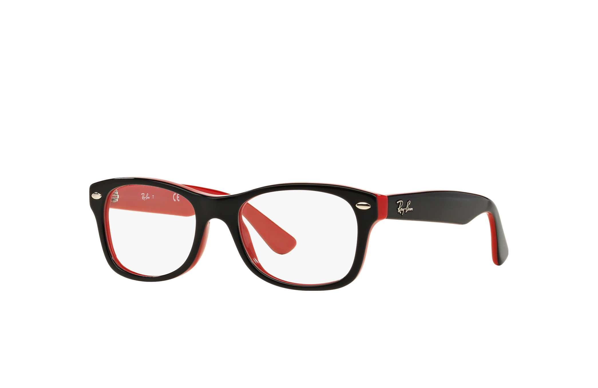 Rb1528 Optics Kids Eyeglasses with Top Black On Red Frame | Ray-Ban®