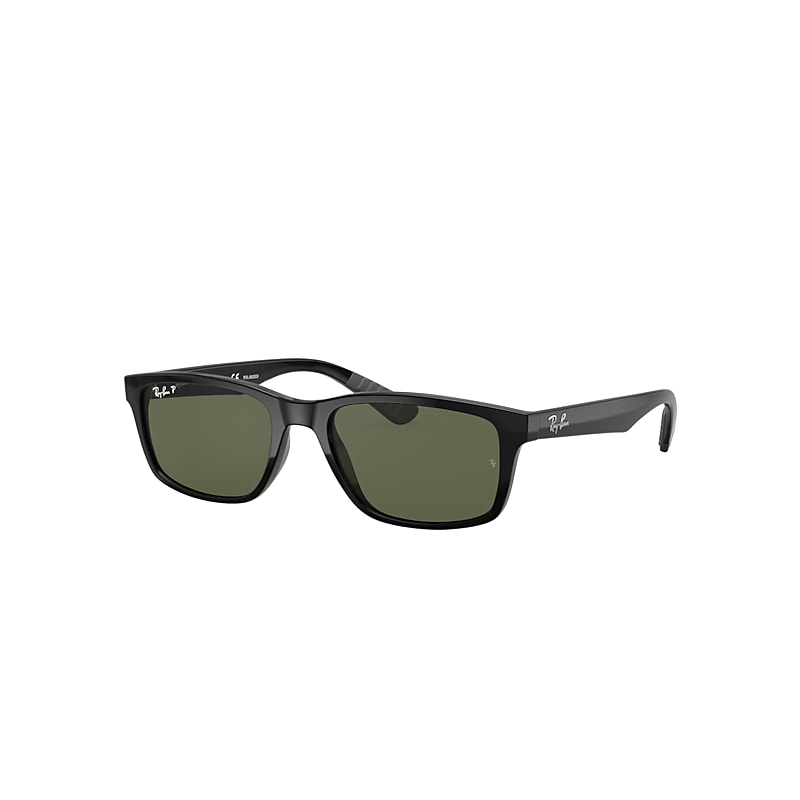 Ray-Ban Rb4234 Sunglasses Black Frame Green Lenses Polarized 58-16