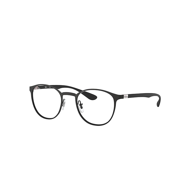 Ray-Ban Rb6355 Eyeglasses Black Frame Clear Lenses Polarized 50-20