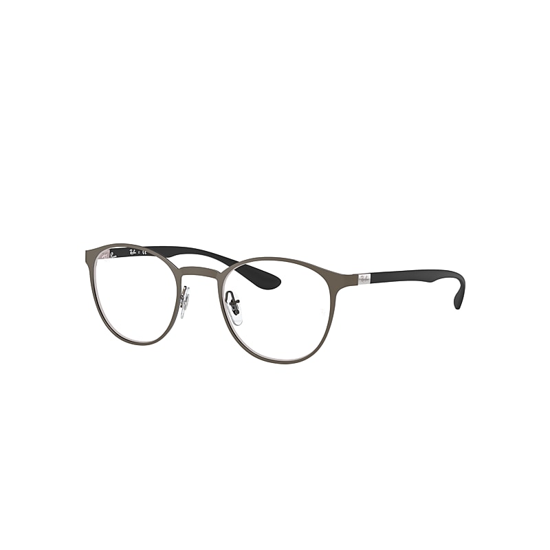 Ray-Ban Rb6355 Eyeglasses Black Frame Clear Lenses Polarized 50-20