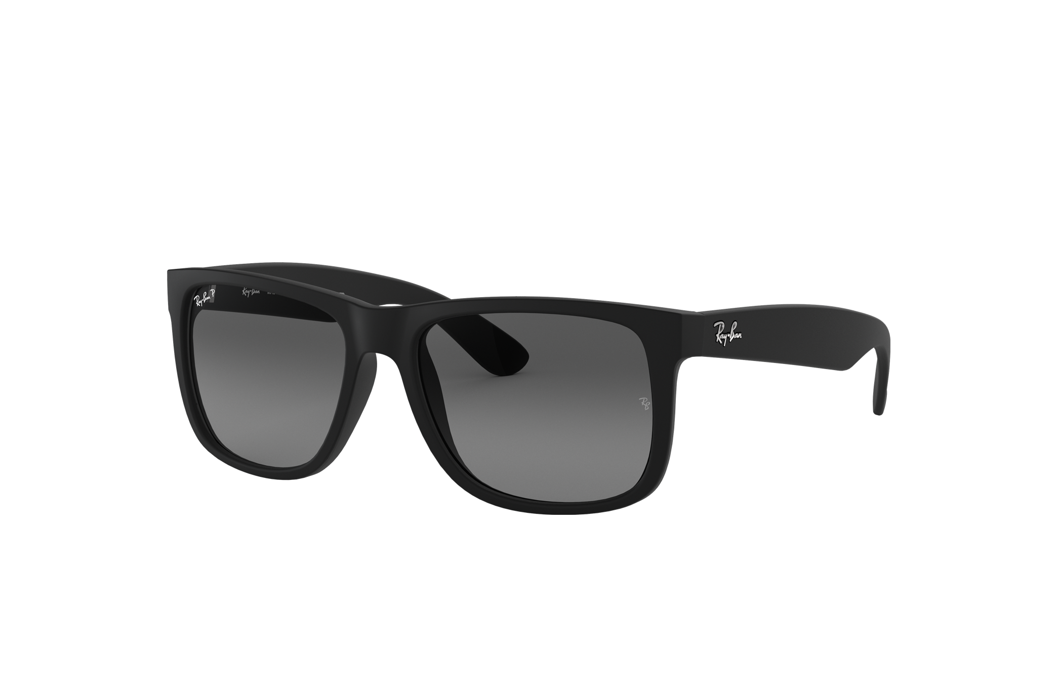 ray ban justin black polarized