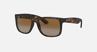 JUSTIN CLASSIC Polarized Sunglasses in Rubber Black and Grey