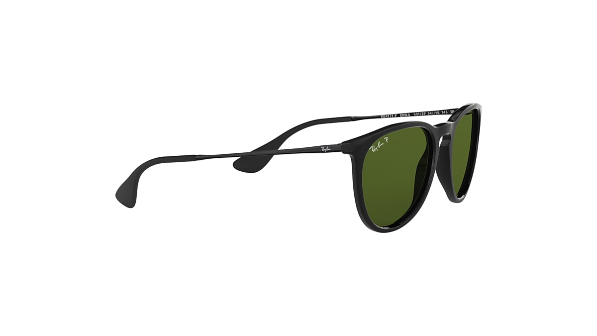 ERIKA CLASSIC Sunglasses in Black and G-15 Green - RB4171F