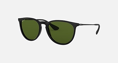 ERIKA CLASSIC Sunglasses in Rubber Black and Grey - RB4171F | Ray-Ban®