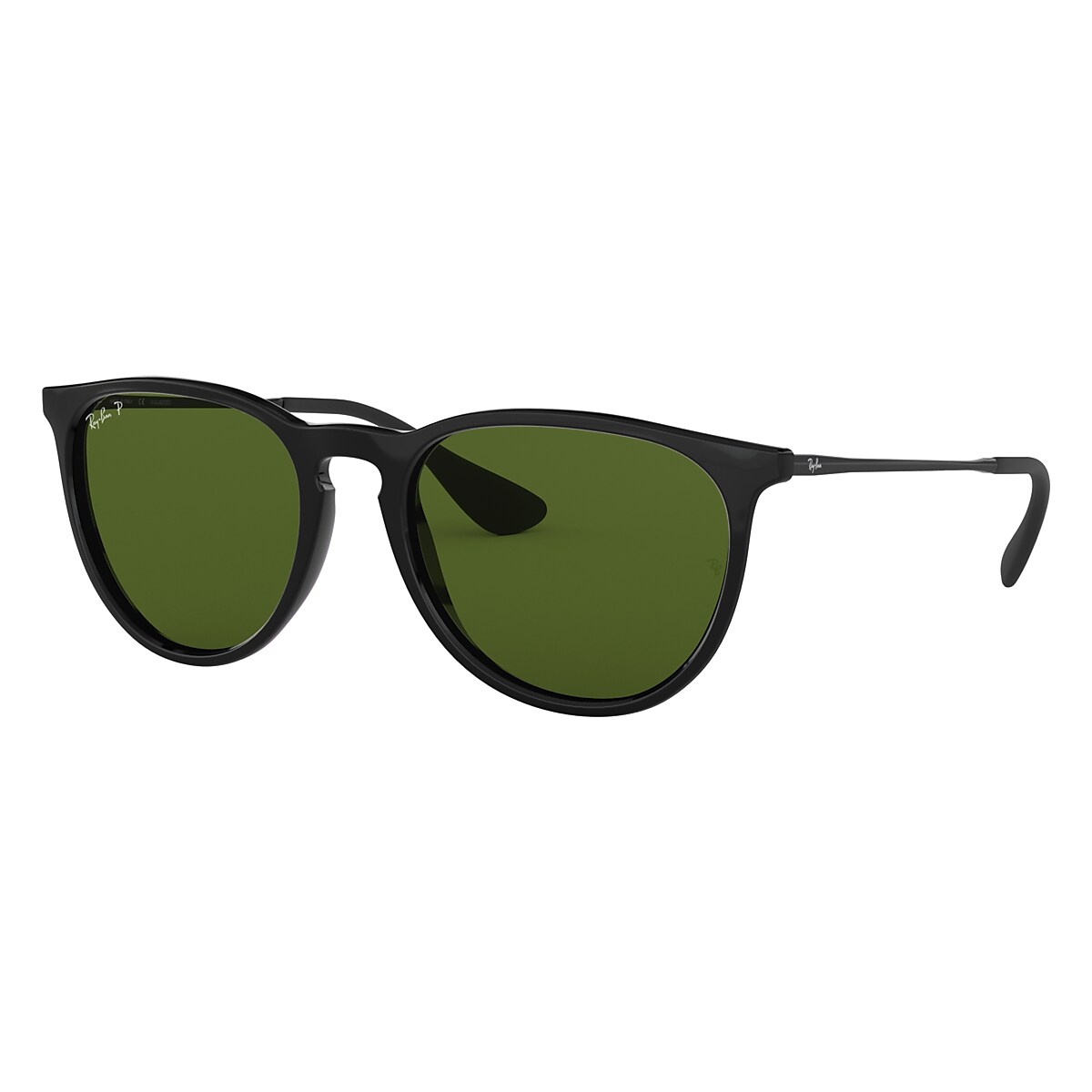 Erika Classic Sunglasses in Black and Green | Ray-Ban®