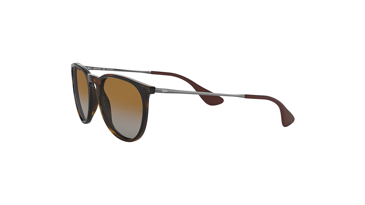 ERIKA CLASSIC Sunglasses in Light Havana and Brown - RB4171F | Ray 