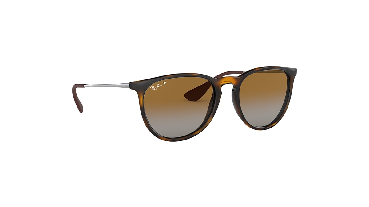 ERIKA CLASSIC Sunglasses in Light Havana and Brown - Ray-Ban