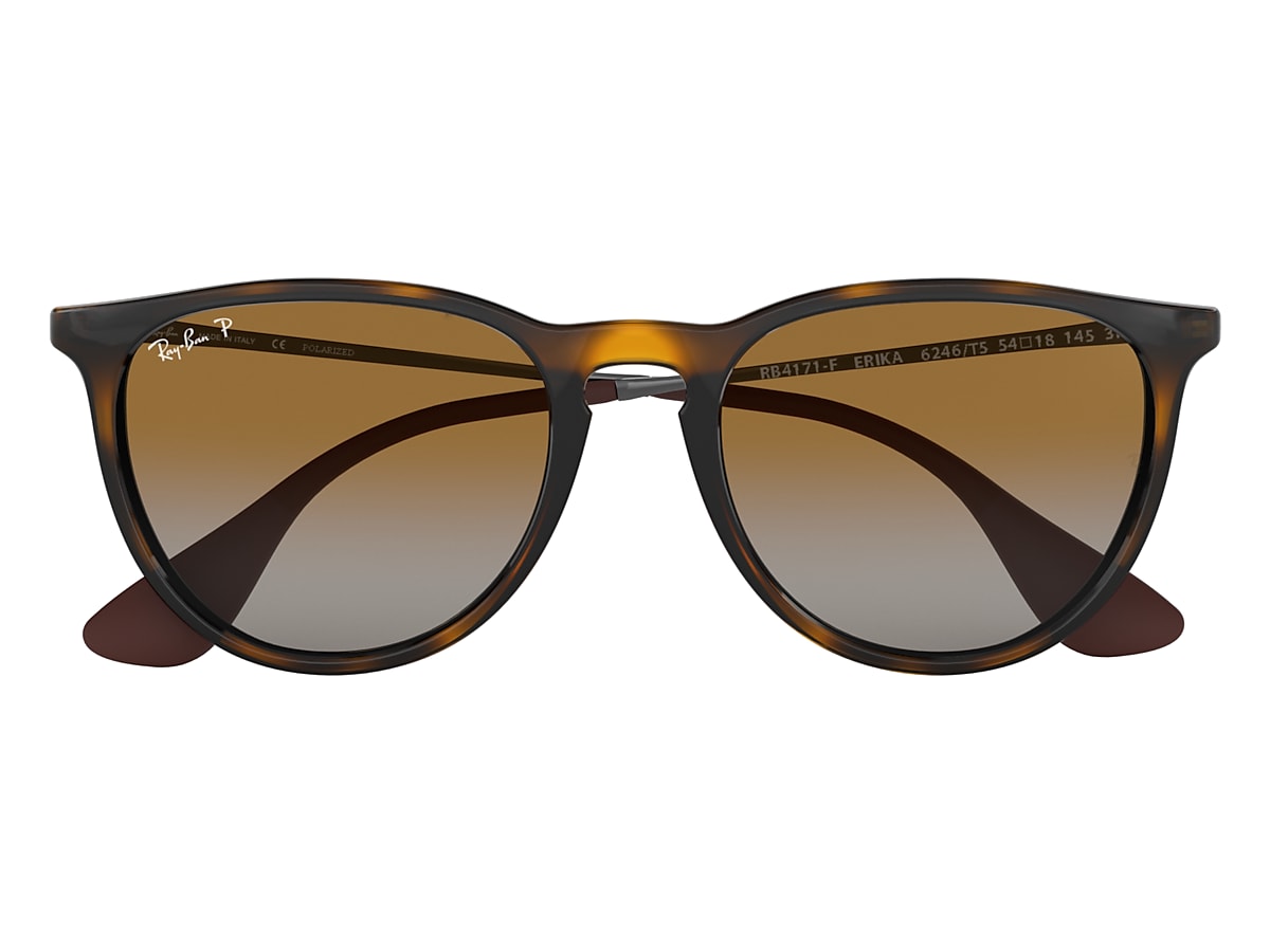 ERIKA CLASSIC Sunglasses in Light Havana and Brown - RB4171F