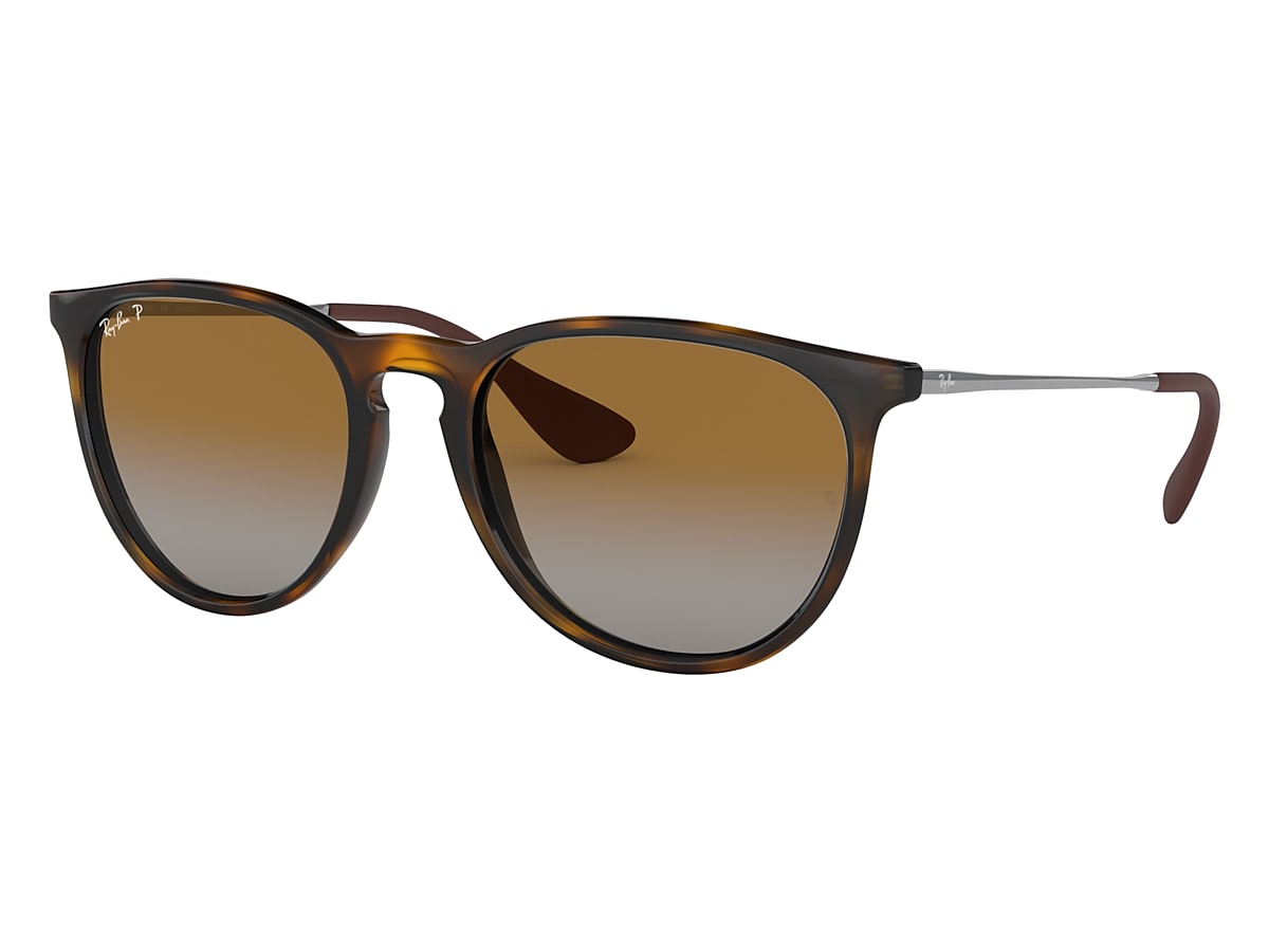 ERIKA CLASSIC Sunglasses in Light Havana and Brown - Ray-Ban