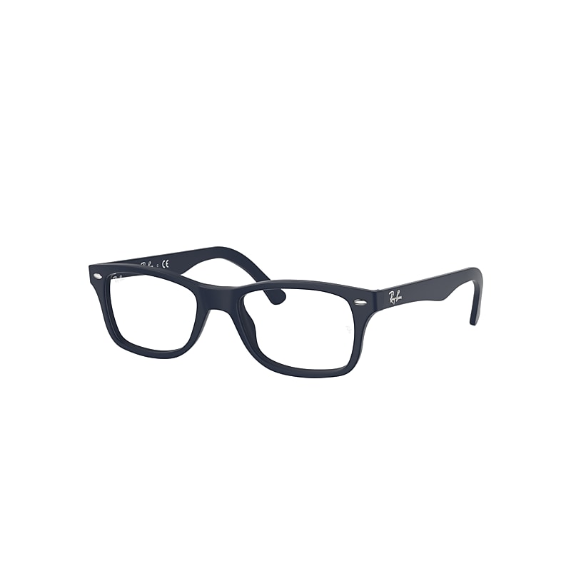 Ray-Ban Rb5228 Optics Eyeglasses Blue Frame Clear Lenses Polarized 50-17