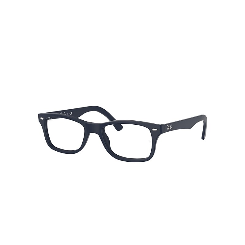 Ray-Ban Rb5228 Eyeglasses Blue Frame Clear Lenses Polarized 53-17