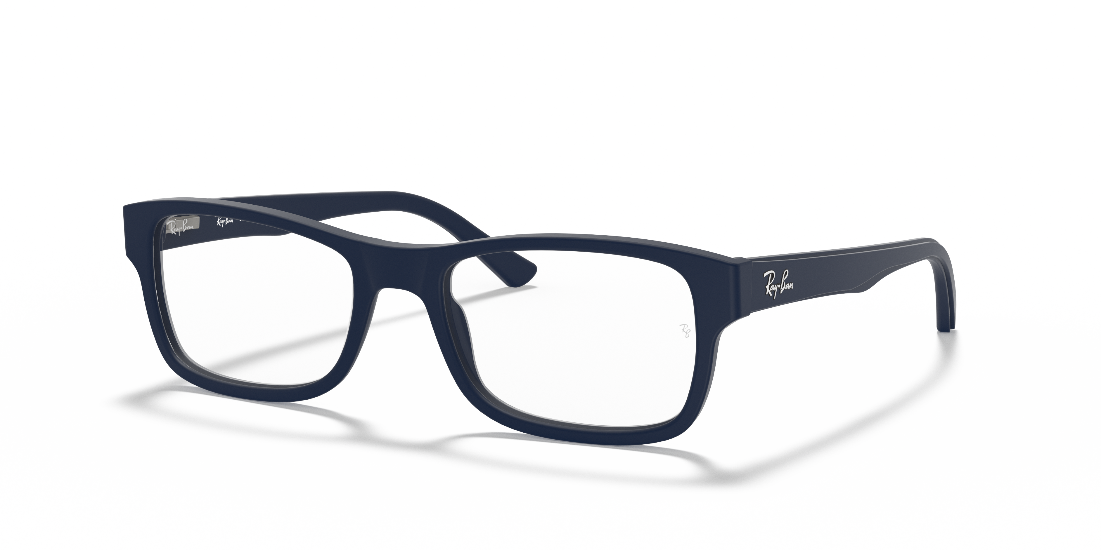 ray ban blue plastic frame