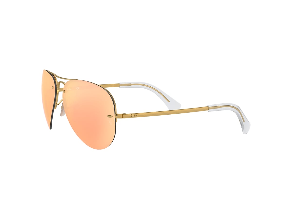 Ray-Ban Highstreet RB3449 59mm Aviator Mirror Sunglasses