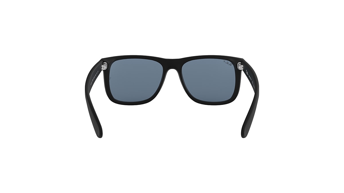 JUSTIN CLASSIC Sunglasses in Rubber Black and Blue - RB4165F JUSTIN CLASSIC Sunglasses in Rubber Black and Blue - RB4165F