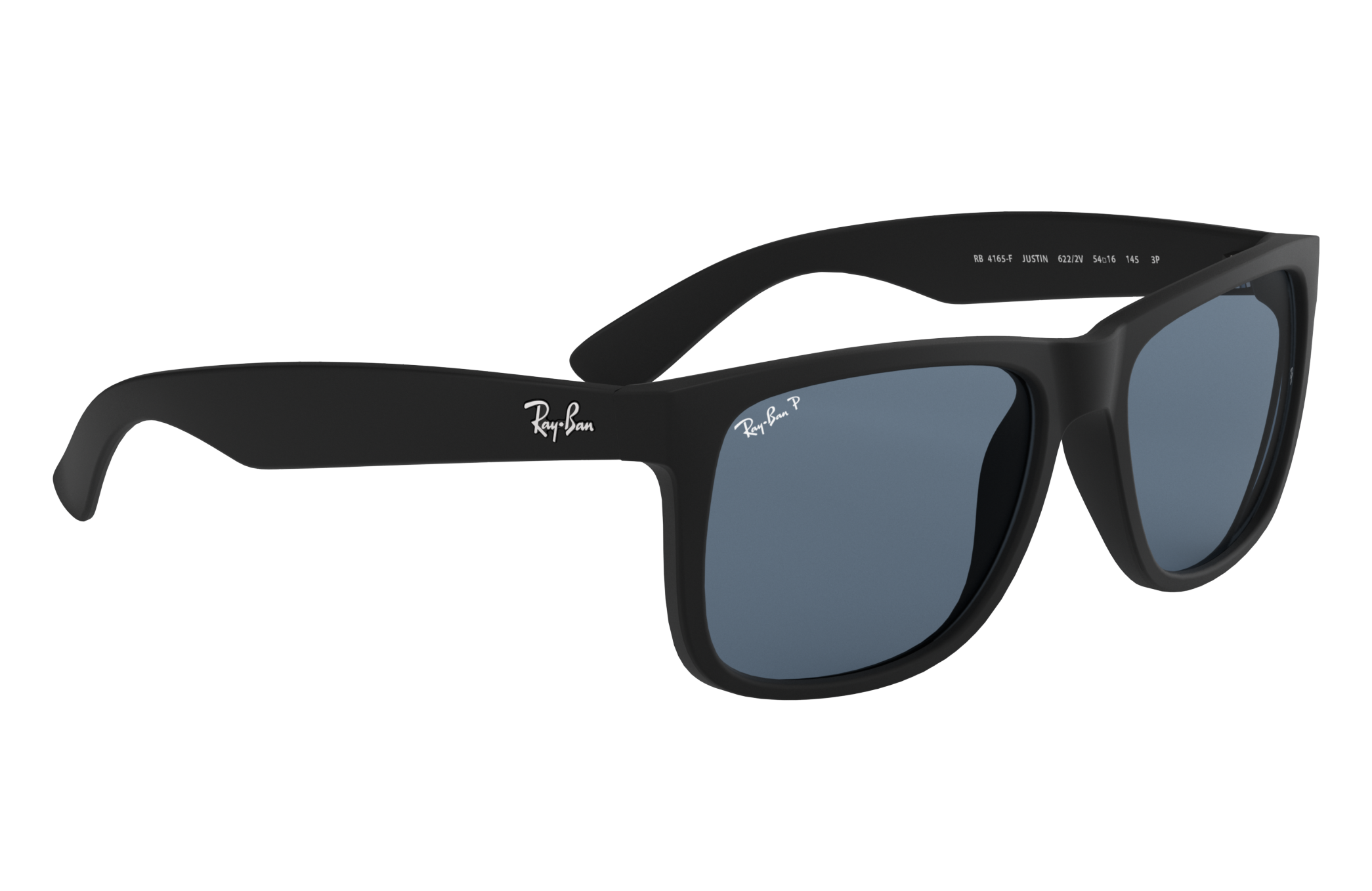 Ray-Ban Sunglasses Justin Classic Black Frame Blue Lenses