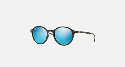 ROUND LITEFORCE Sunglasses in Black and G-15 Green - RB4237  display picture 2