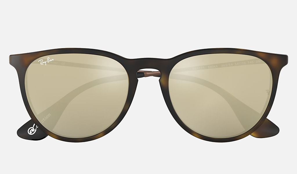 Erika @collection Sunglasses in Tortoise and Gold | Ray-Ban®