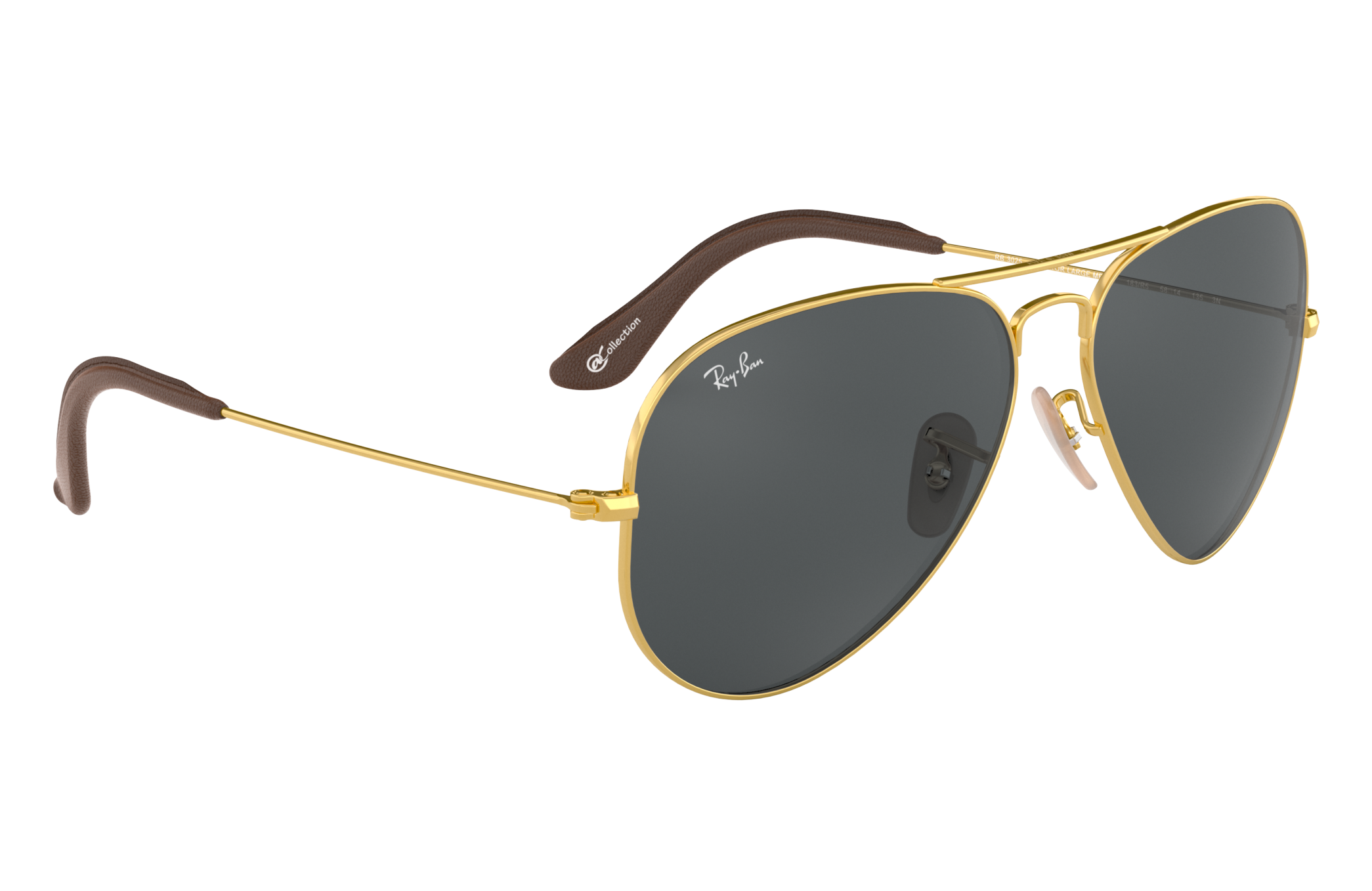 ray ban rb3025 aviator sunglasses gold frame crystal blue lens
