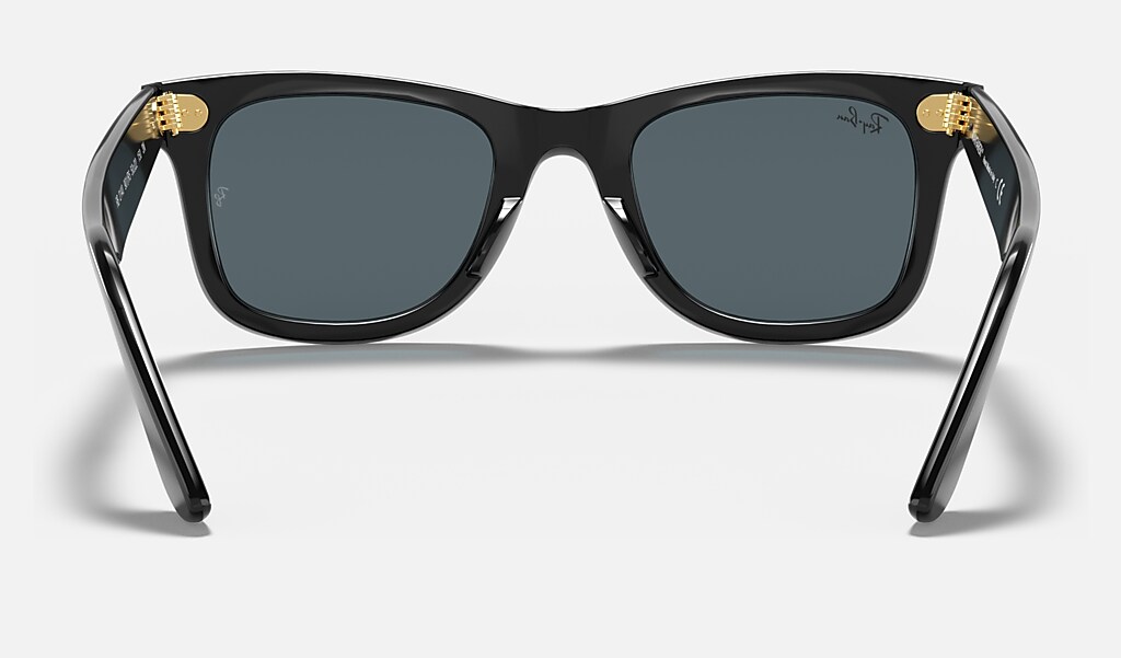 Original Wayfarer @collection Sunglasses in Black and Blue/Grey | Ray-Ban®