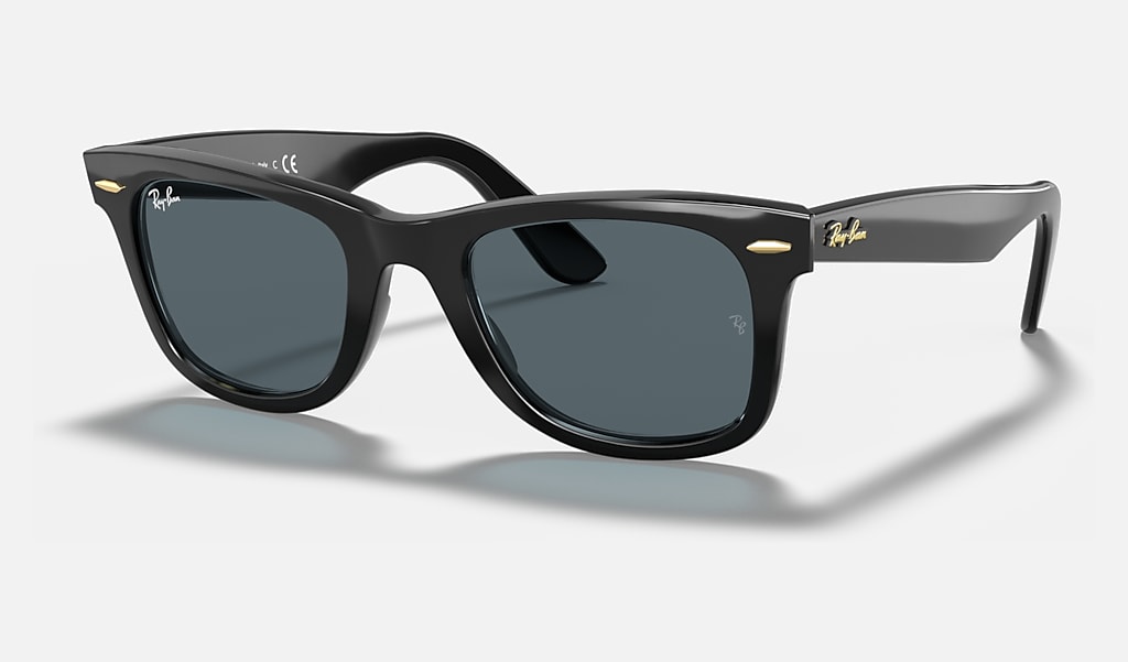 Spreekwoord Wordt erger Dekbed Original Wayfarer @collection Sunglasses in Black and Blue/Grey | Ray-Ban®