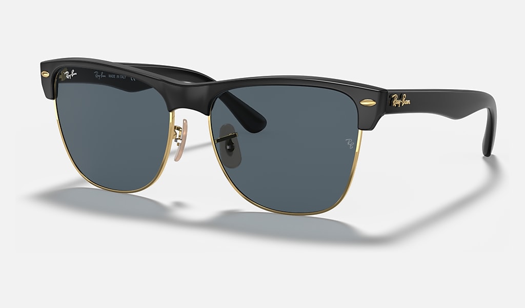 opraken Petulance Melodramatisch Clubmaster Oversized @collection Sunglasses in Black and Blue/Grey | Ray-Ban ®
