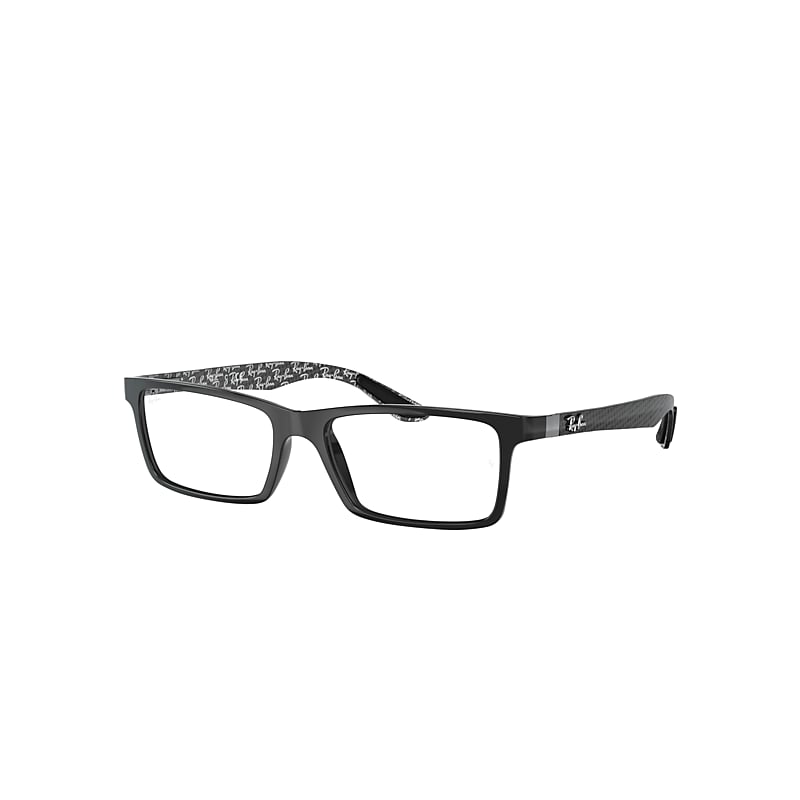 Ray-Ban Rb8901 Eyeglasses Black Frame Clear Lenses Polarized 55-17