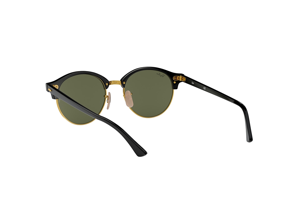 Gafas de Sol Clubround Classic en Negro y Verde | Ray-Ban®