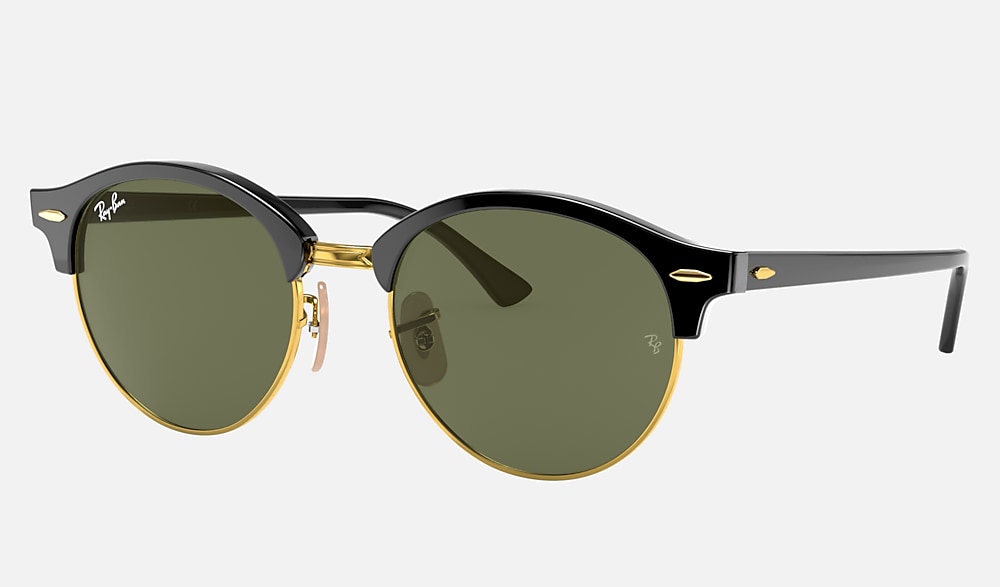 CLUBROUND CLASSIC Sunglasses in Black and Green - RB4246 | Ray-Ban®