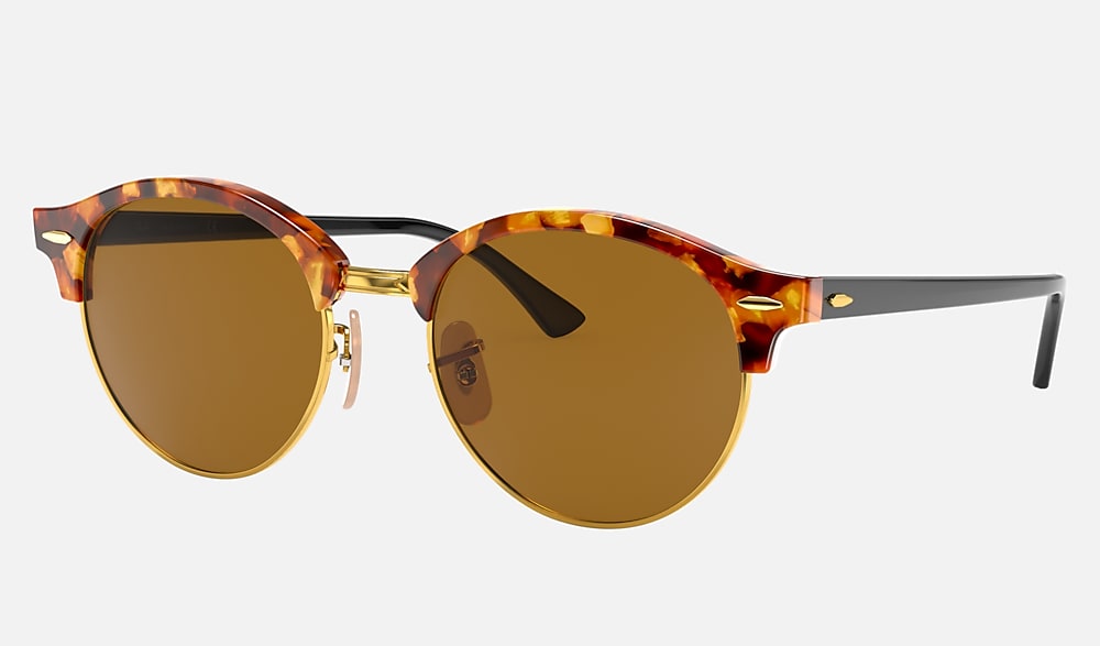 CLUBROUND CLASSIC Sunglasses in Brown Havana and Brown 