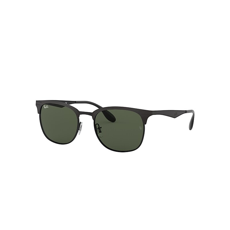 Ray-Ban Rb3538 Sunglasses Black Frame Green Lenses 53-19