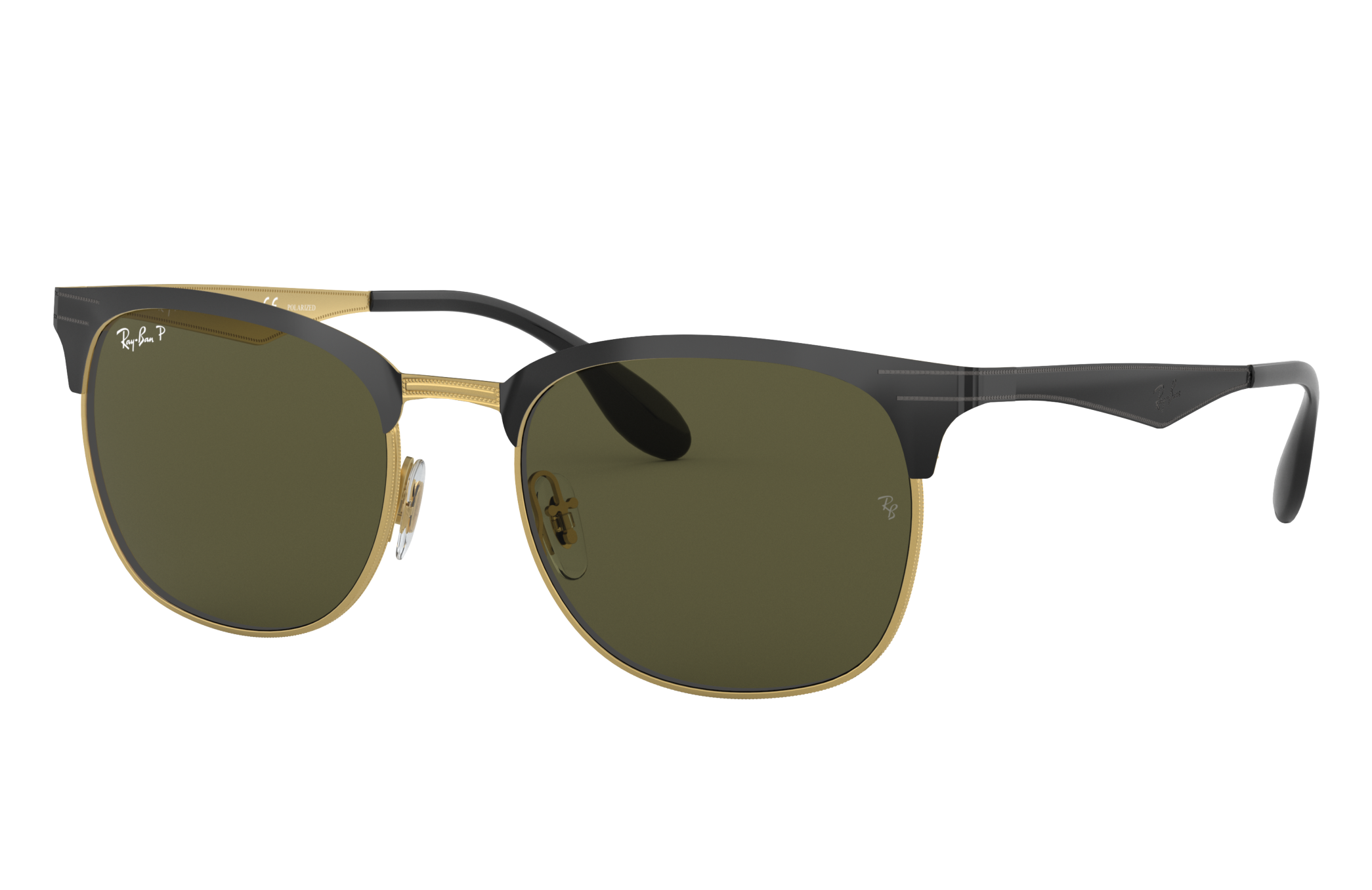 Rb3538 Sunglasses in Black On Gold and Green - RB3538 | Ray-Ban®