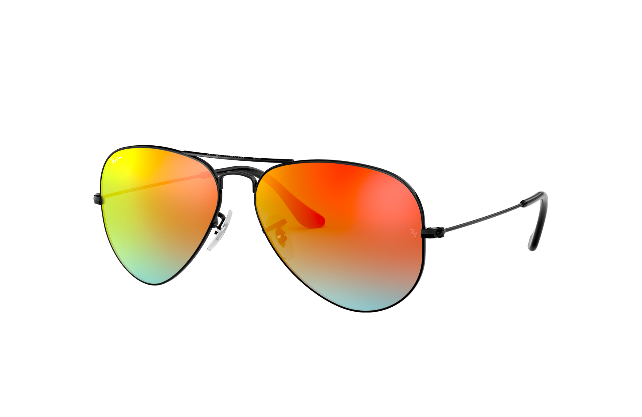 ray ban orange flash