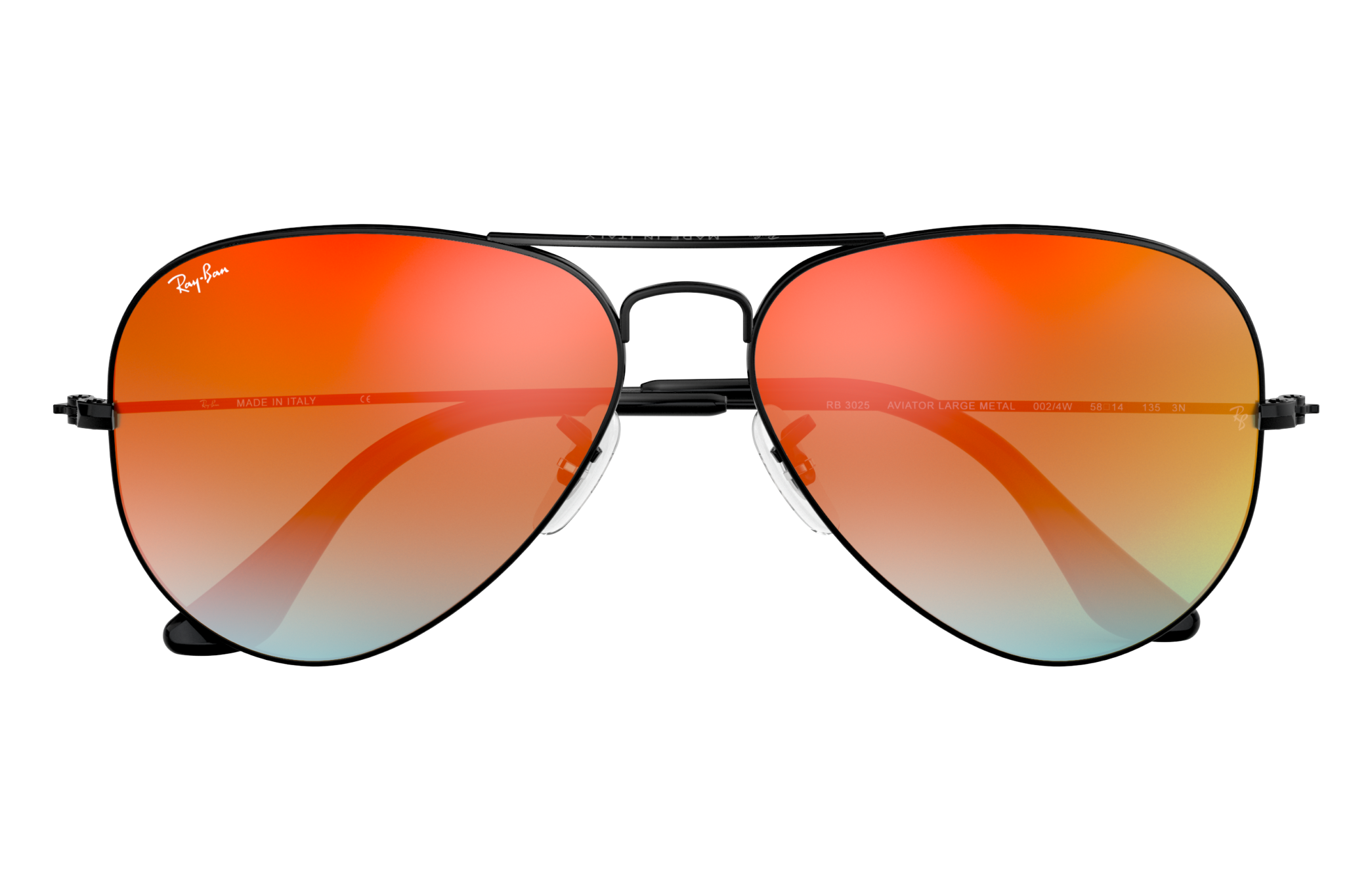 ray ban gradient flash