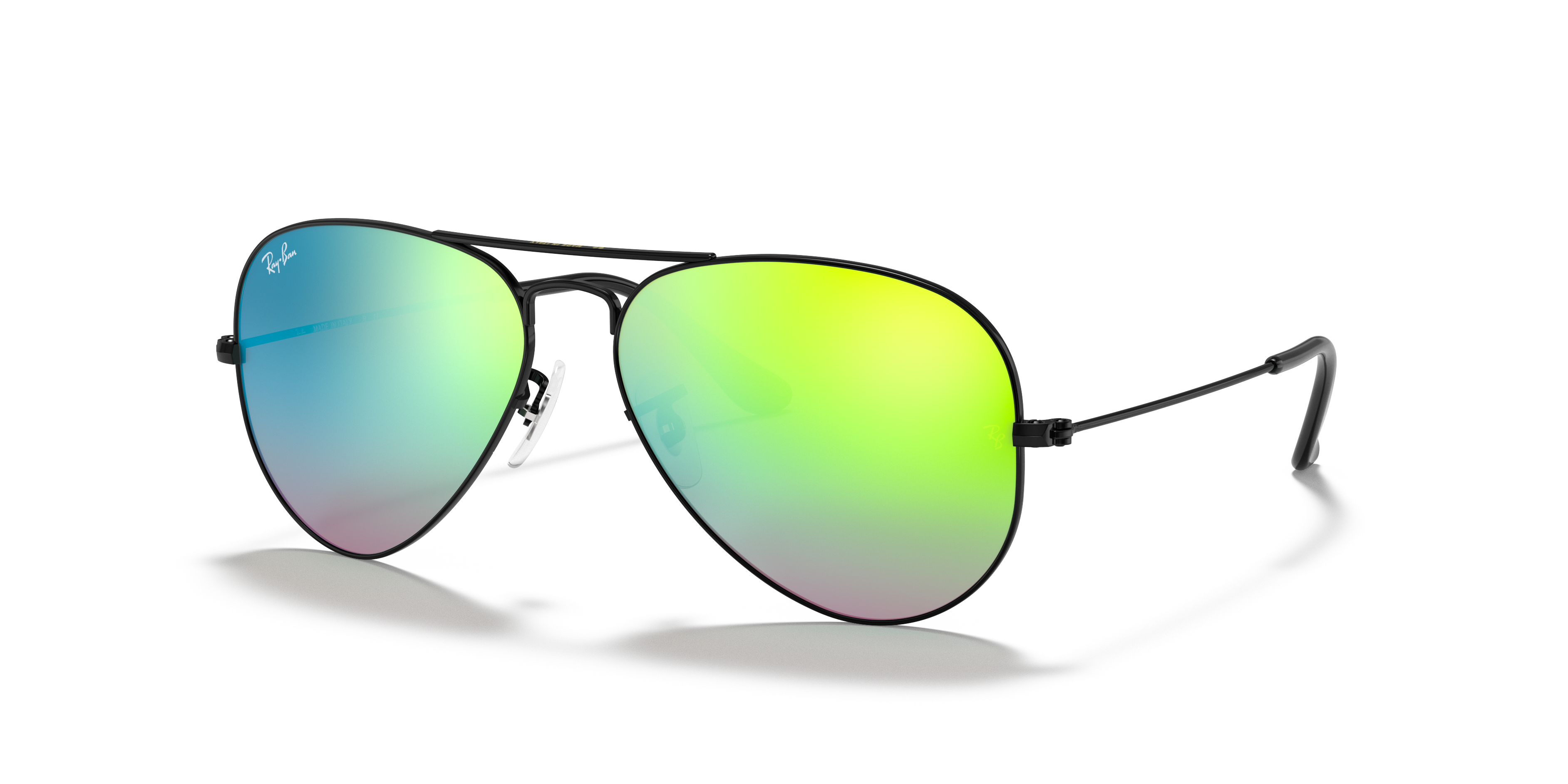 aviator flash lenses gradient