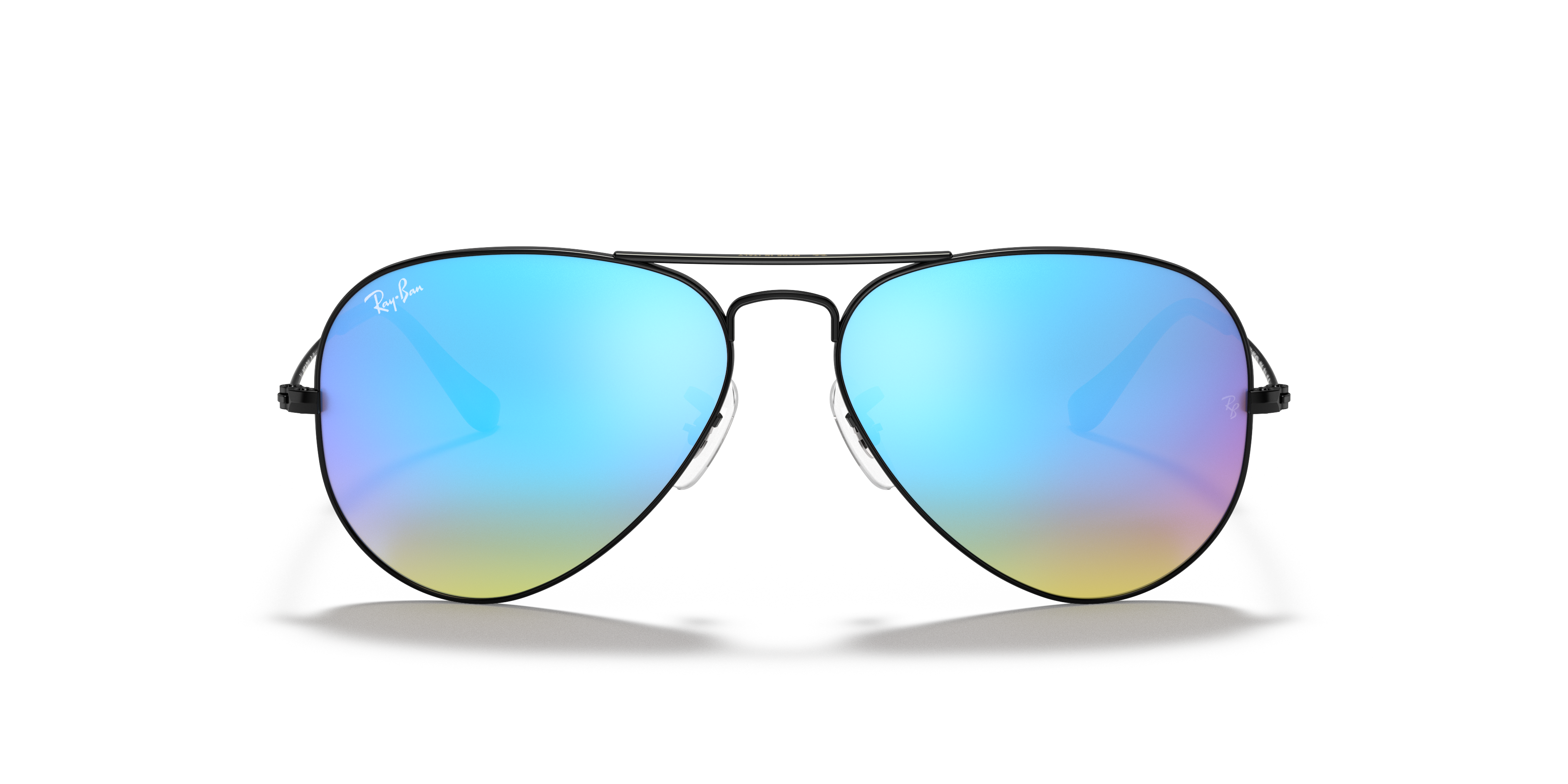 blue polarized ray ban aviators