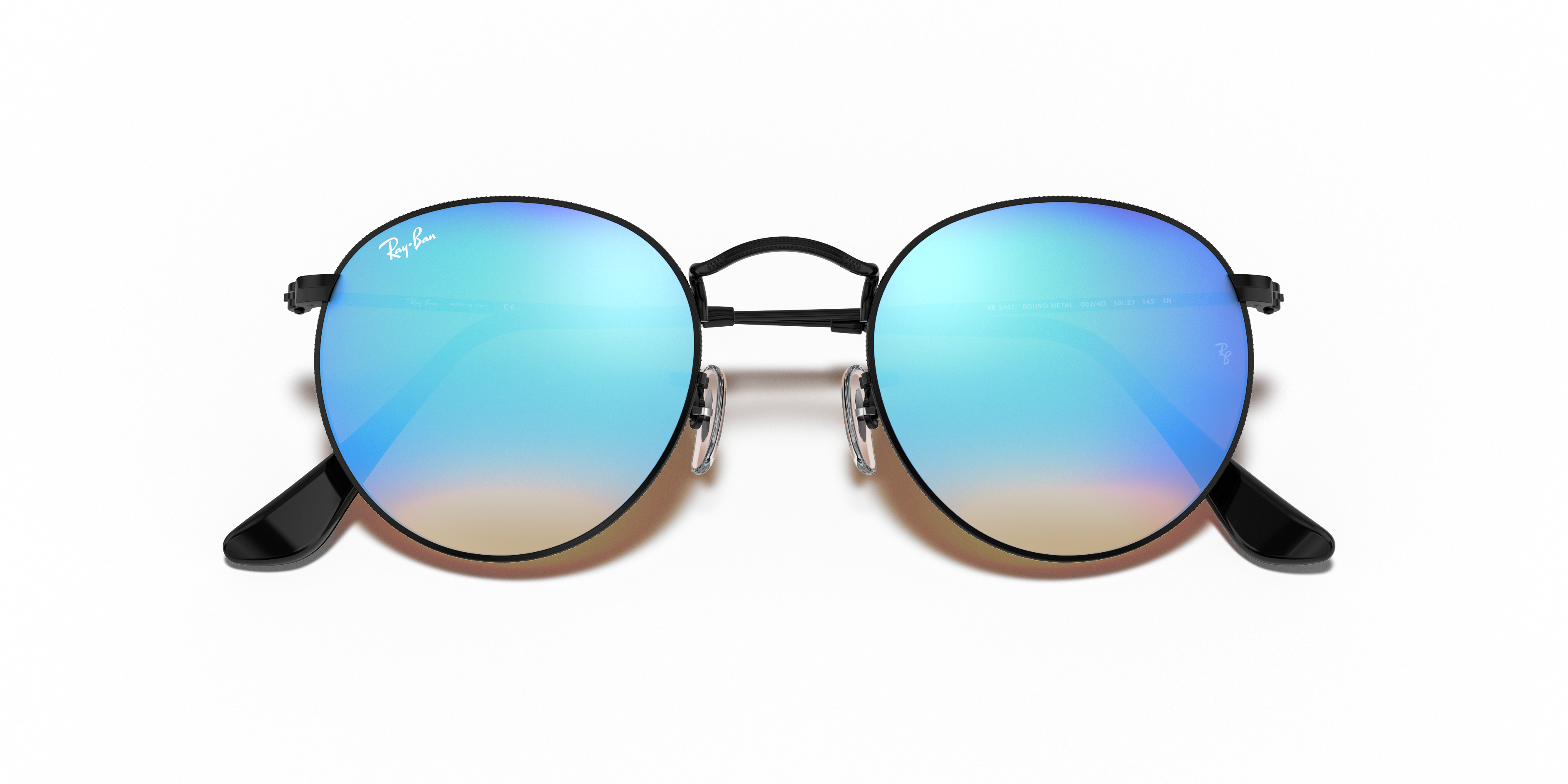 blue round ray ban sunglasses