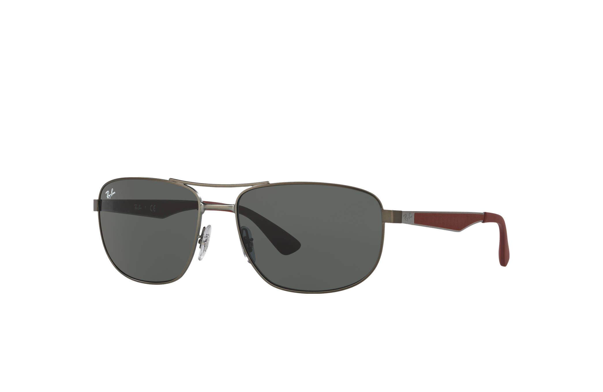 Gunmetal Sunglasses In Green And Rb3528 Ray Ban 