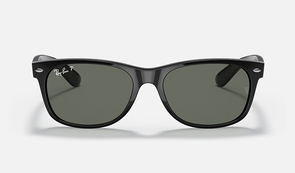 New Wayfarer Classic Sunglasses in Preto and Verde | Ray-Ban®