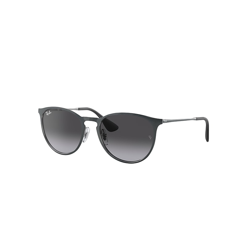 Ray-Ban Erika Metal Sunglasses Grey Frame Grey Lenses 54-19