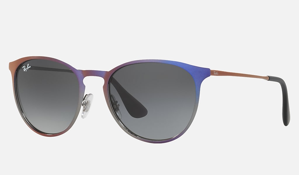 Erika Metal Sunglasses in Violet and Grey | Ray-Ban®
