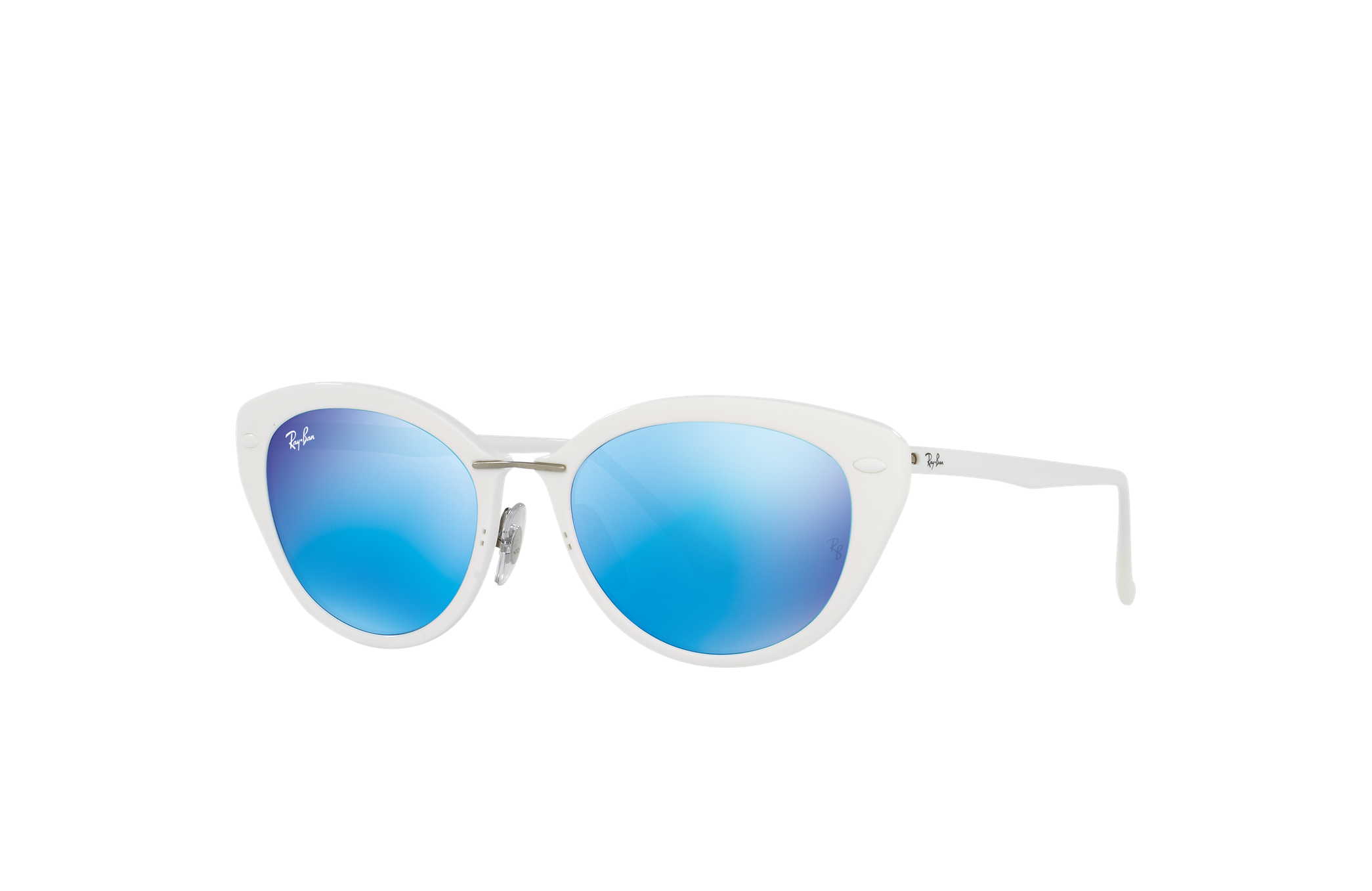 ray ban women's blue frame sunglasses